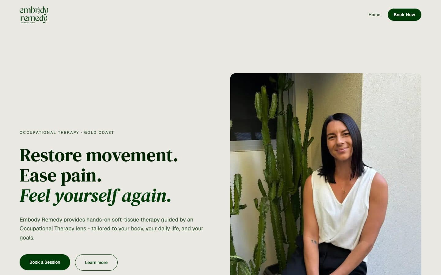 Embody Remedy homepage
