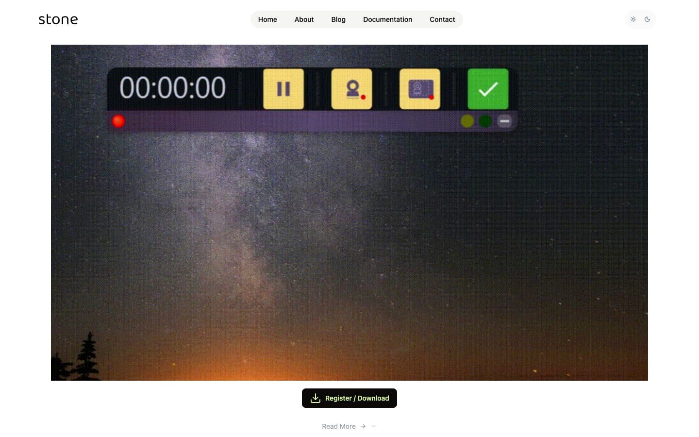 Write In Stone homepage